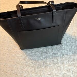 Kate Spade Black Leather Shopper